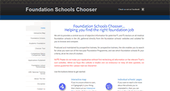 Desktop Screenshot of foundationschools.info